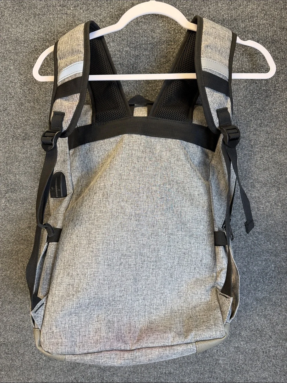 Grey HFSX Laptop Backpack with Black Accents NWOT